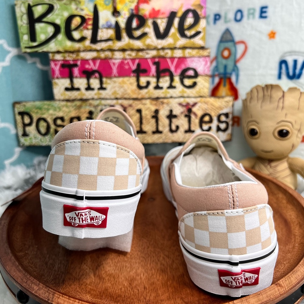 VANS CHECKERBOARD FRAPPE CLASSIC SLIP ON - Picture 9 of 14
